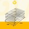 3 Pieces Tier Cooling Rack for Cookies, Cake and More - Cool Batches of Cookies, Cake Layers or Finger Foods, Black